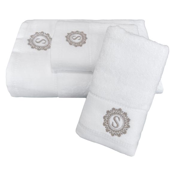 Premium Handtuchset 3tlg. weiß