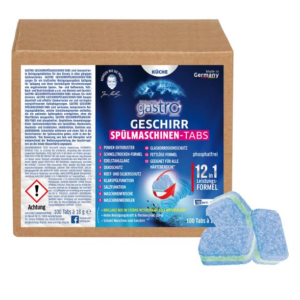 gastro 100 Stück Geschirrspültabs