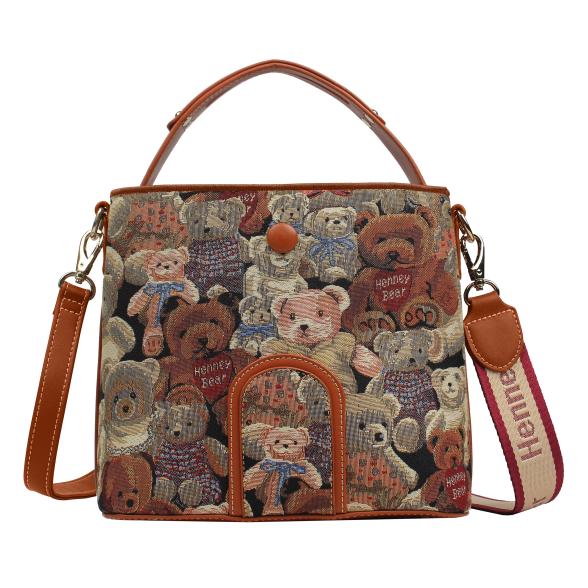 Thumbnail - Henney Bear Henkeltasche coganc/multicolor