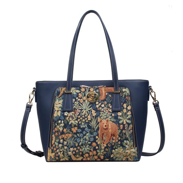 Henney Bear Shopper blau/multicolor