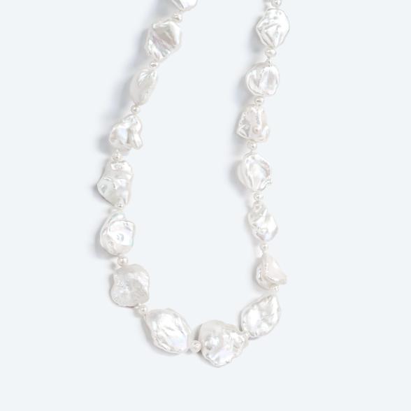 Collier Keshi Perlen