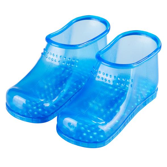 Fußbad Schuhe blau
