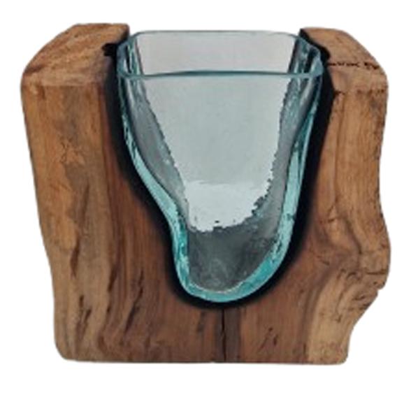 Vase V mini auf Kaffeewurzel