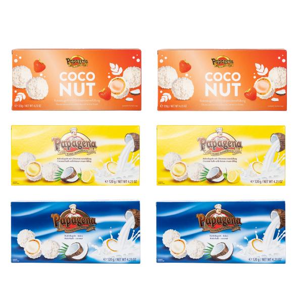 Papagena Waffelkugeln 6er Set