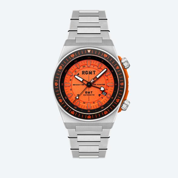 4894664245411 - Herren-Automatikuhr Marksman orange