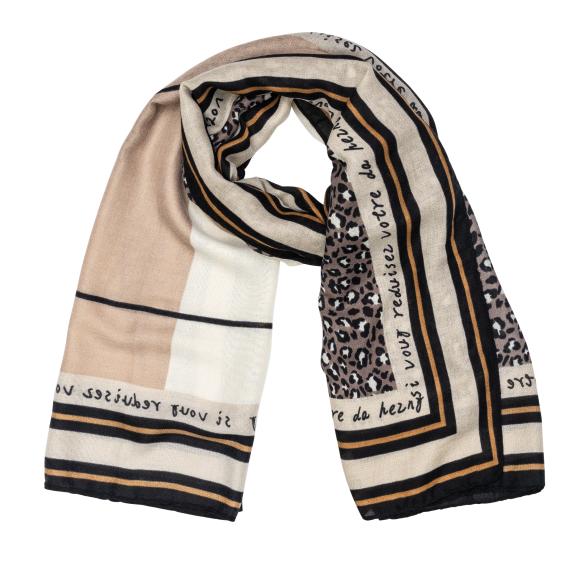 Schal gemustert Leo