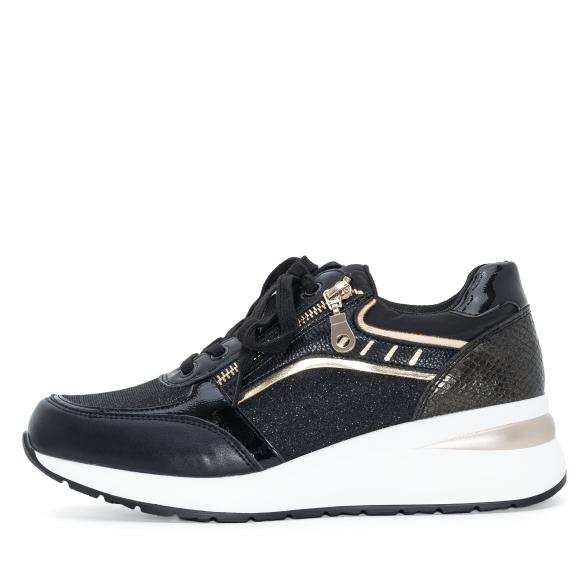 TOPWAY COMFORT Damensneaker schwarz