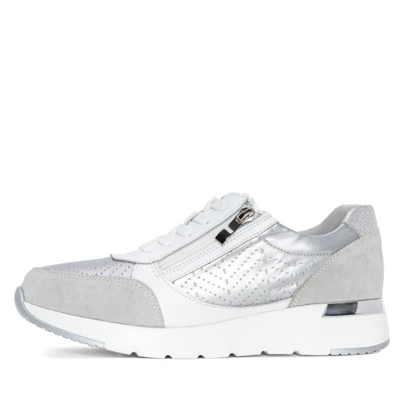 TOPWAY COMFORT Damensneaker weiß/silber