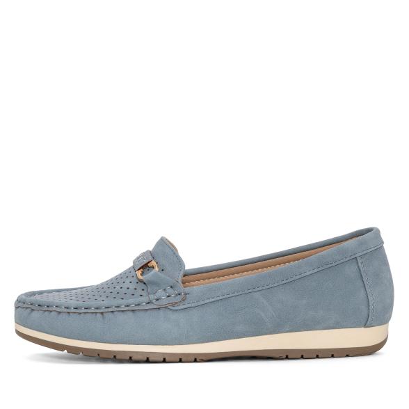 TOPWAY COMFORT Damenslipper blau