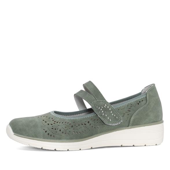 TOPWAY COMFORT Damenslipper salbeigrün