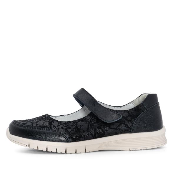 TOPWAY COMFORT Damenslipper schwarz