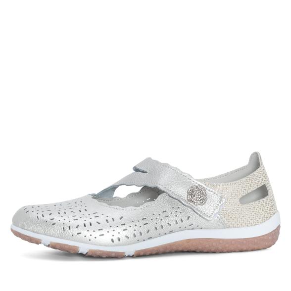 TOPWAY COMFORT Damenslipper beige/gold