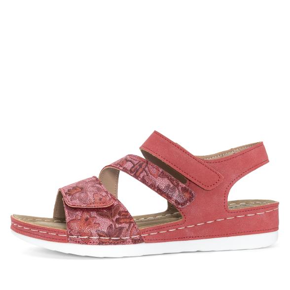 TOPWAY COMFORT Damensandalen rot