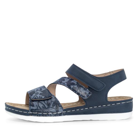 TOPWAY COMFORT Damensandalen blau