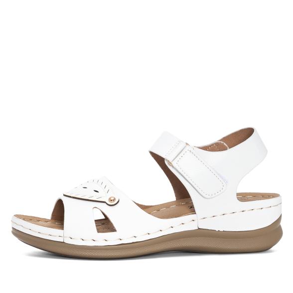 TOPWAY COMFORT Damensandalen weiß