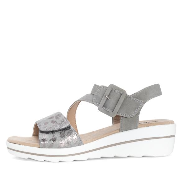 TOPWAY COMFORT Damensandalen grau