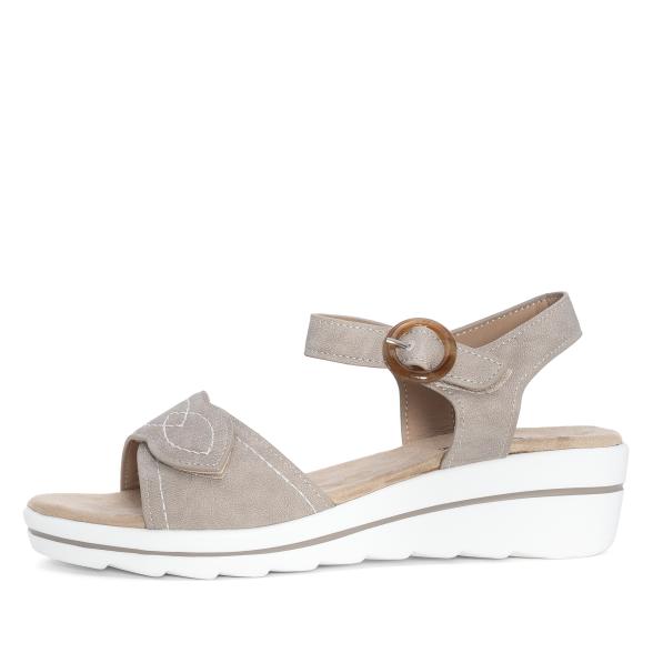 TOPWAY COMFORT Damensandalen taupe