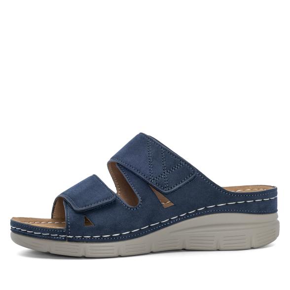 TOPWAY COMFORT Damenpantolette navy
