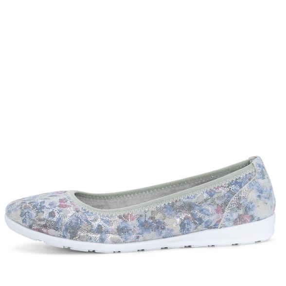 TOPWAY COMFORT Damenballerina gemustert