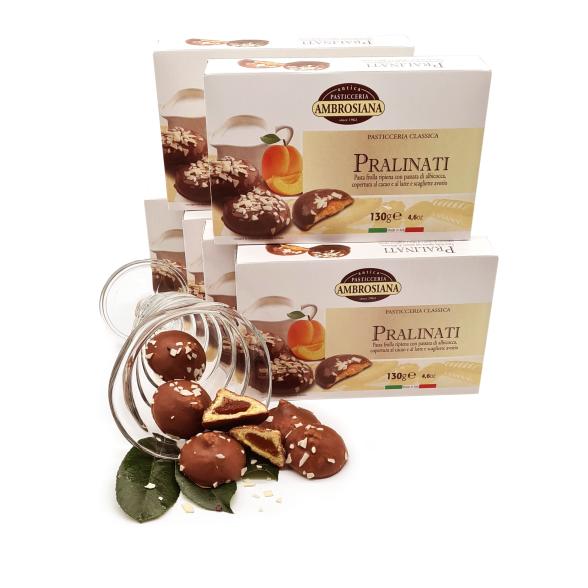 Pralinati Latte e' Albicocca 130g