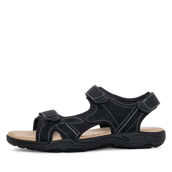 TOPWAY COMFORT Herrensandalen schwarz