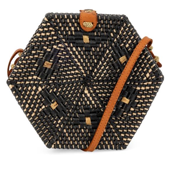 Schultertasche Rattan Segi