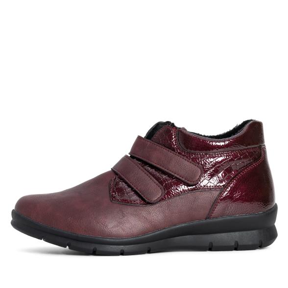 TOPWAY COMFORT Damenstiefeletten burgundy