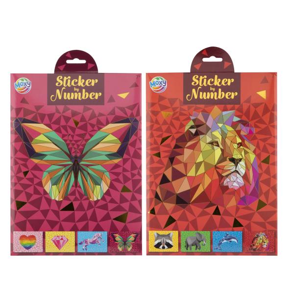 Sticker Painting 2er Set Schmetterling&Löwe