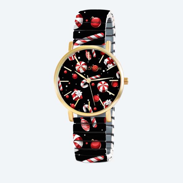 4260195116573 - ChocoMoon Damenuhr Candy Cane Quarz