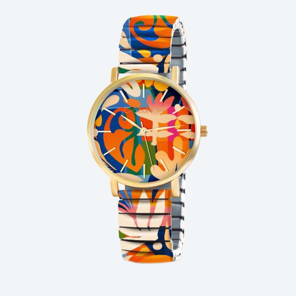 4260195116672 - ChocoMoon Damenuhr Jungle Joy Quarz