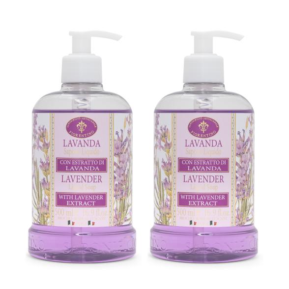 Flüssigseife aus Italien Lavendel 2x500ml