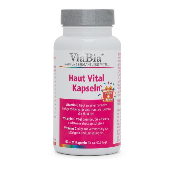 ViaBia Haut Vital 60+21 Kapsel