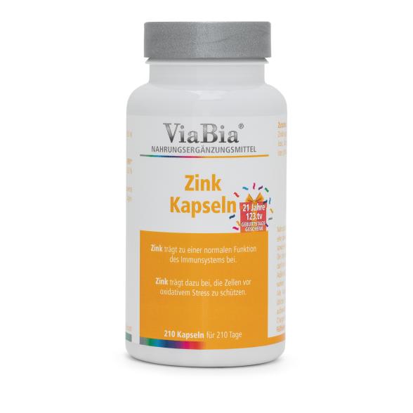 ViaBia Zink 210 Kapseln