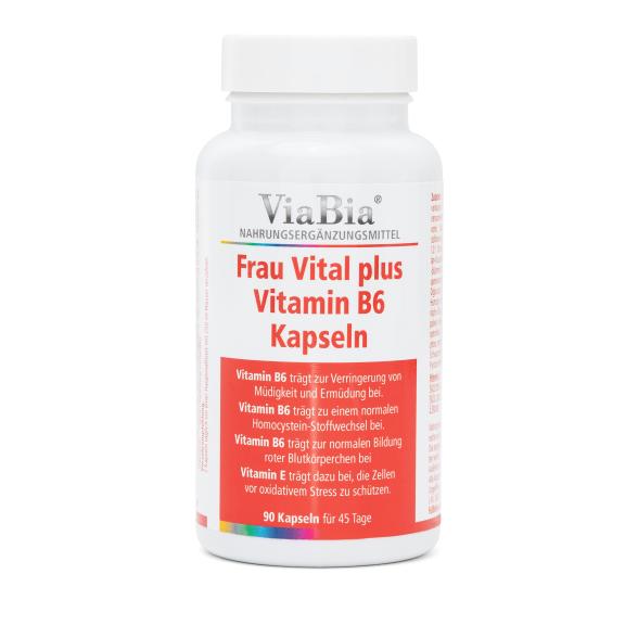 ViaBia Frau Vital plus Vitamin B6 90 Kapseln
