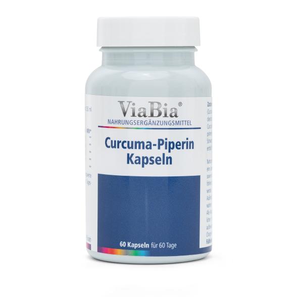 ViaBia Curcuma-Piperin 60 Kapseln