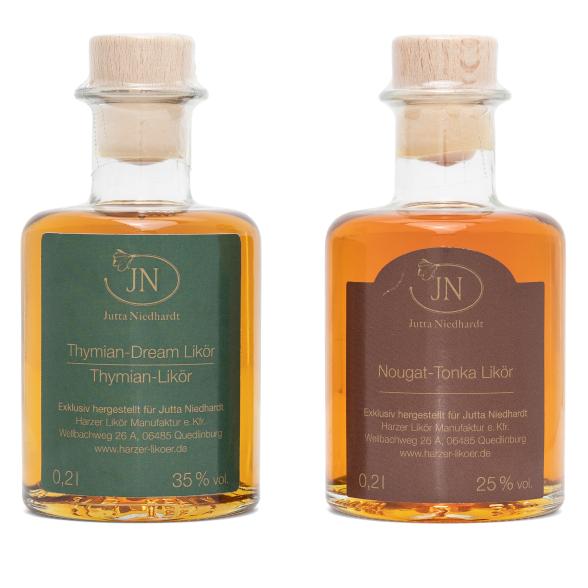 Jutta Niedhardt Geschenkset 2x0,2L Thymian Nougat