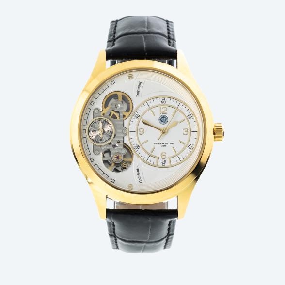 4250311101255 - Herrenuhr Tourvére blanc doré