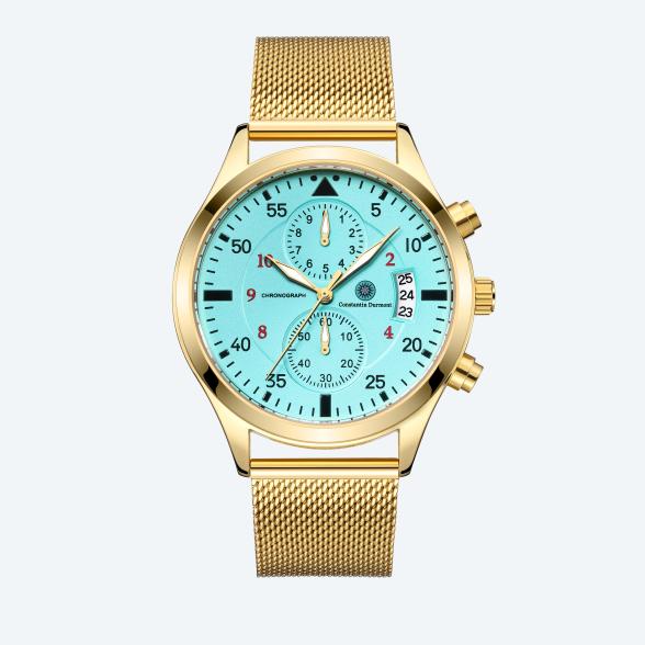 Constantin Durmont Herrenuhr "Lumadoré turquoise"