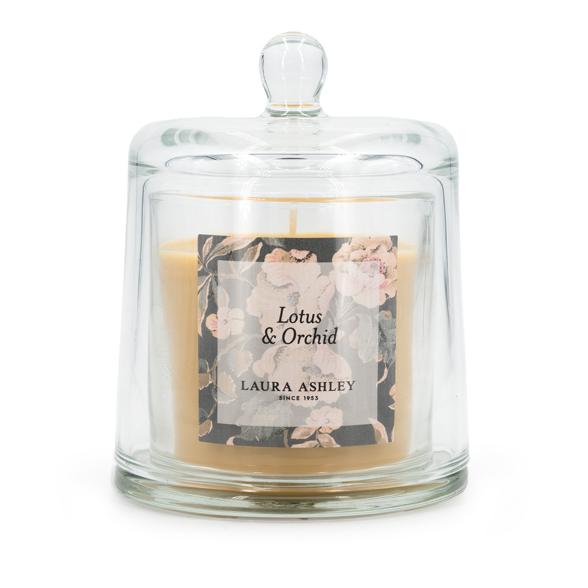 Duftkerze mit Glasglocke