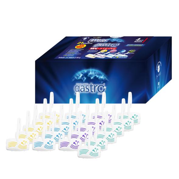 gastro 21 Stück WC Steine Geburtstagsbox