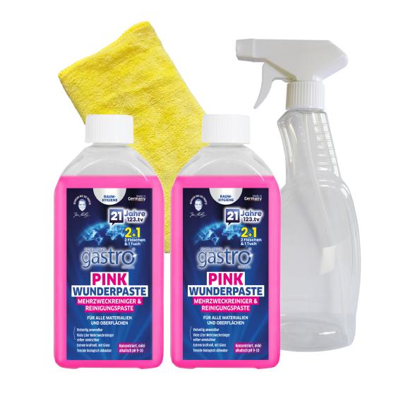 gastro Pink Wunder Paste 2x500ml + Tuch Geburtstag