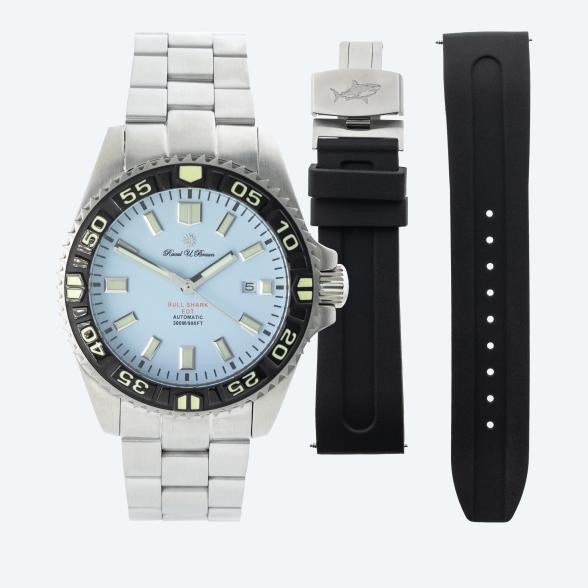 4061777104656 - Herren-Automatikuhr Bullshark