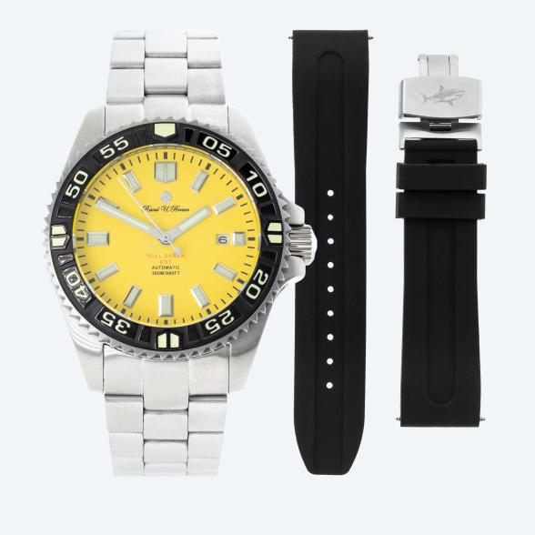 4061777104694 - Herren-Automatikuhr Bullshark