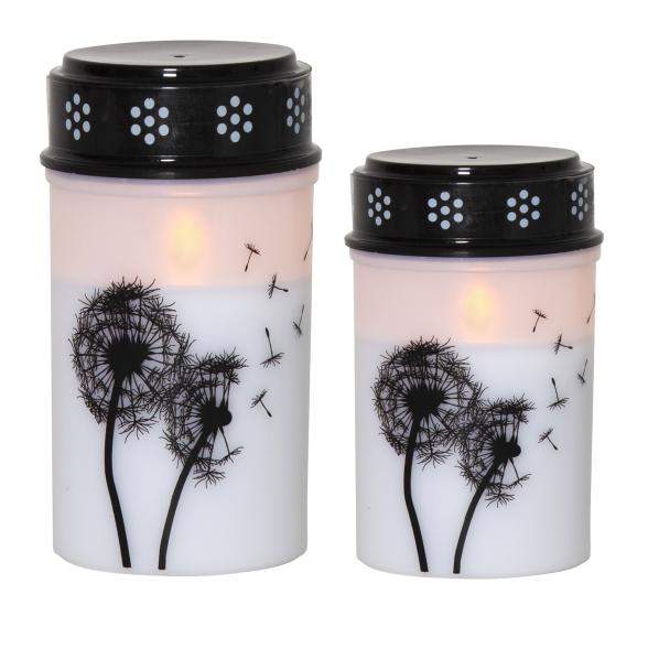 LED-Außenkerzen 2er Set