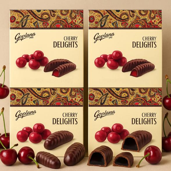 Jelly in Chocolate Delights Cherry190g