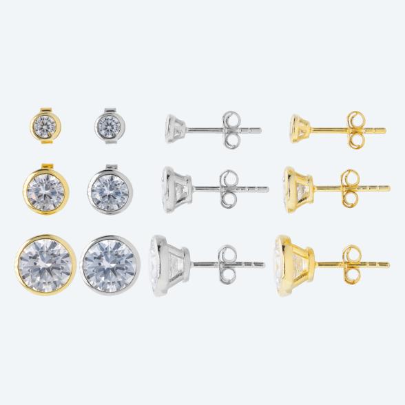 SET: 6-teilig 925 Zirkonia