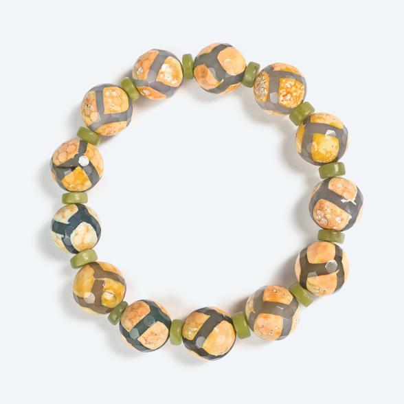 Armband Feuerachat, Jaspis