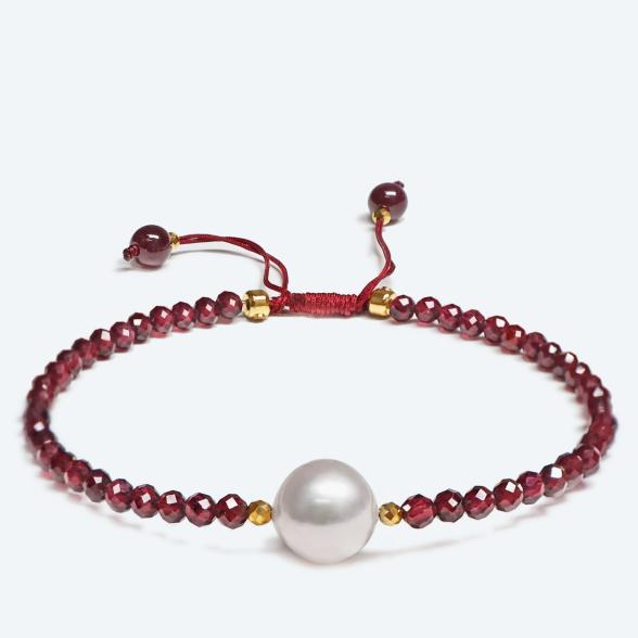 Armband Granat, SWZPerle