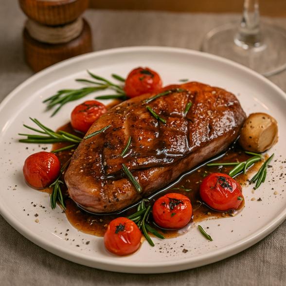Entenfilet mit Entenjus