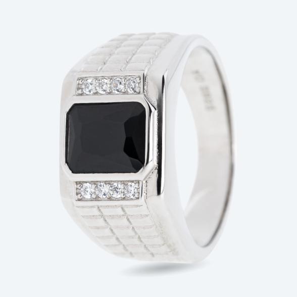 Ring 925 rhodiniert Spinell